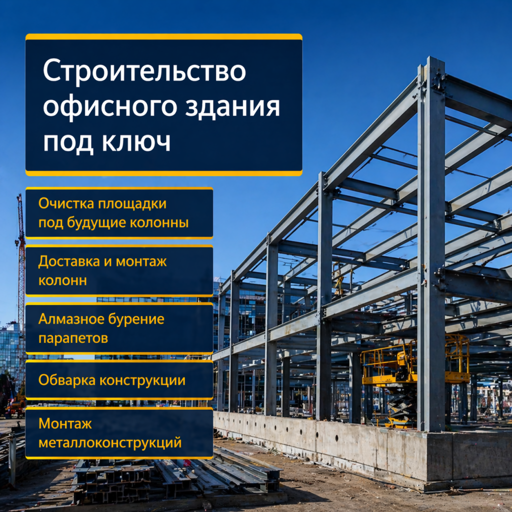 Строительство офисного здания Проспект Мира