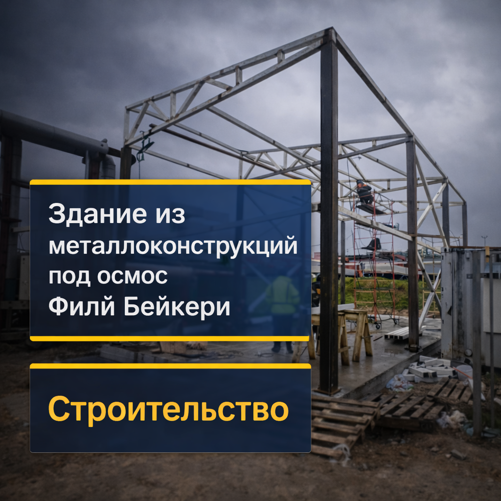 Здание из металлоконструкций под осмос Фили Бейкери