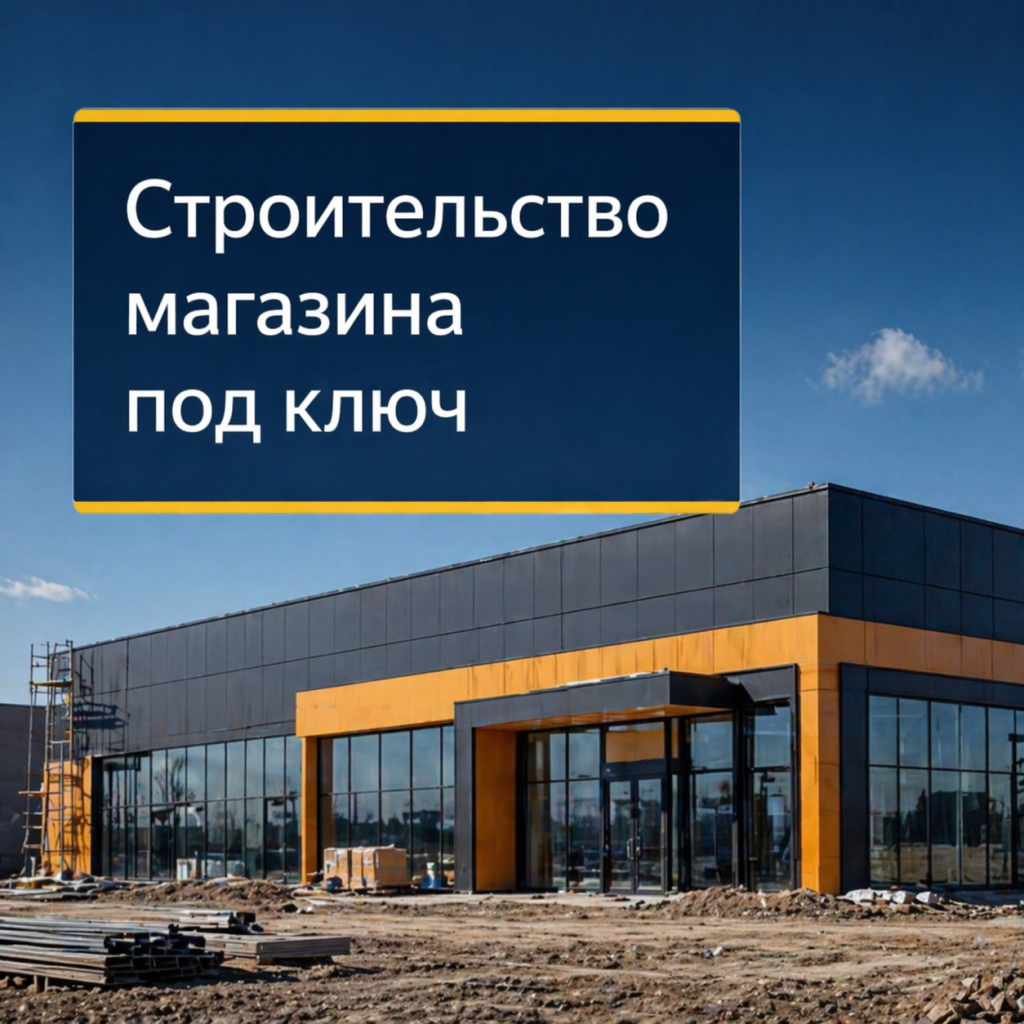 Строительство магазина под ключ